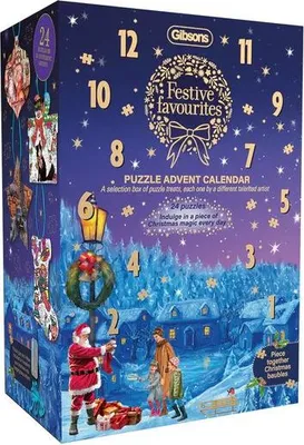 Immagine prodotto di Calendario dell'Avvento di Gibsons - set di puzzle natalizi
