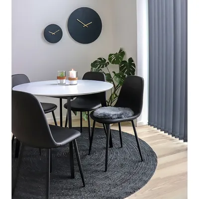 Productafbeelding van House Nordic Eetkamerstoel Stockholm Zwart- Set van 2