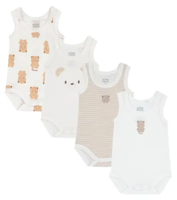 Zdjęcie produktu dla Chicco Baby - Zestaw 4 body bez rękawów dla chłopców