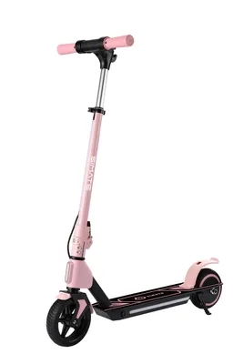 Immagine prodotto di SIMATE S2 pro Monopattino elettrico pieghevole per bambini con ruote da 6,5 pollici, 14 km/h, 130 W, max 70 kg, display LCD, leggero ed ecologico, rosa