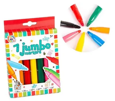 Immagine prodotto di Set da 7 matite colorate jumbo per bambini