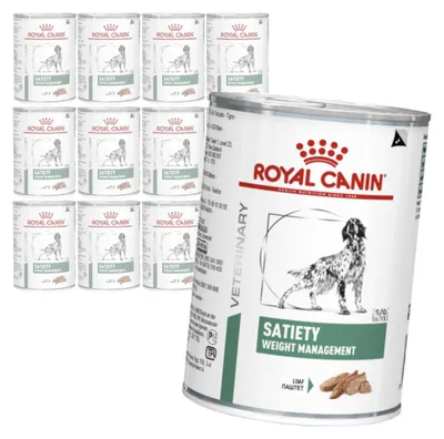 Zdjęcie produktu dla Royal Canin Veterinary VHN Dog Satiety S/O Loaf 12x410g Mokra Karma Pasztet Dla Psów z Nadwagą