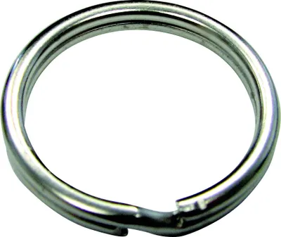 Obrázok produktu pre Kľúčové krúžky HSI tvrdené poniklované 30 mm voľné