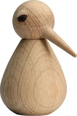Produktbild von Architectmade Bird Holzfigur Vogel Eiche natur klein