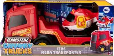 Image de Camion de pompiers et hélicoptère des Teamsterz
