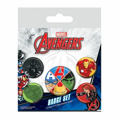 Obrázok produktu pre Avengers - set odznakov