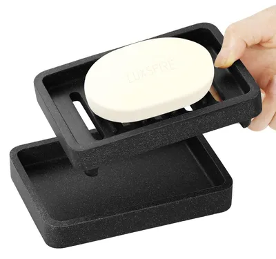 Obrázok produktu pre Dvojvrstvový držiak na mydlo do kúpeľne a sprchy