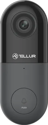 Immagine prodotto di Tellur Video DoorBell WiFi, 1080P, PIR, cablato, nero