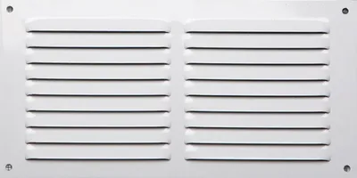 Produktbild von Lüftungsgitter aus lackiertem Aluminium, L.15 x B.30 cm