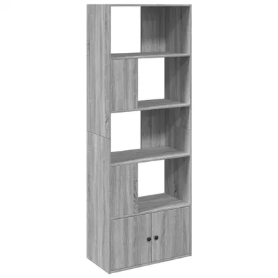 Obrázek produktu pro vidaXL Knihovna Grey Sonoma 70x36x189 cm Materiál na bázi dřeva