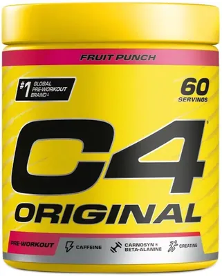 Immagine prodotto di Cellucor C4 Original 390-414 g di miscela di frutta / Stimolanti pre-allenamento / Eccellente pre-allenamento con formulazione migliorata