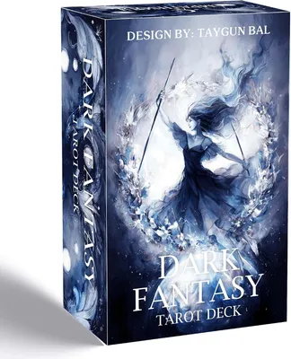 Productafbeelding van Tarot-Deck dark fantasy - 78 gotische tarotkaarten met gids - Tarotkaarten voor beginners - Spirituele groei
