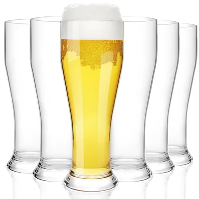 Obrázek produktu pro Sada 6 nerozbitných sklenic na pivo, ideální pro oslavy a kempování