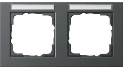 Obrázek produktu pro GIRA E2, Antracit, Termoplastik, Bezšroubový, 80,8 mm, 151,9 mm, 9,3 mm