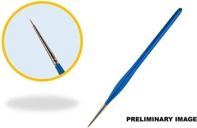 Zdjęcie produktu dla Pędzel modelarski 3/0 z syntetycznym włosiem Konex Gold
