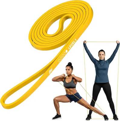 Obrázok produktu pre Odporová guma Level 1, 4-7 kg, elastická fitness guma, pre tréning svalov, jogu, pilates