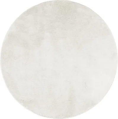 Produktbild von vidaXL Teppich OVIEDO Kurzflor Creme Ø 160 cm