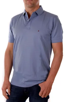 Produktbild von Tommy Hilfiger Herren Poloshirt TOMMY REGULAR POLO Regular Fit Hellblau