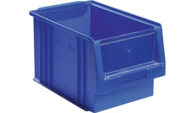 Produktbild von LA-KA-PE Sichtlagerkasten PLK 2a B213xT330xH200 mm blau