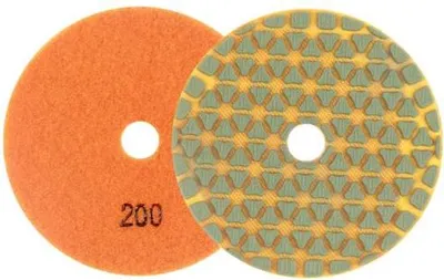 Produktbild von PRO5 | Flexible Diamantpolierscheibe Ø 100 mm Körnung P 200 - (Trockenpolieren)