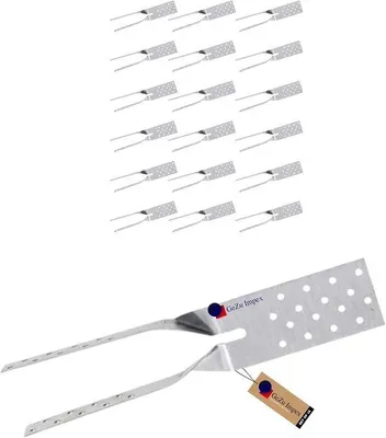 Productafbeelding van GeZu Impex Vorkanker 320 x 48 x 1.5 mm set van 18