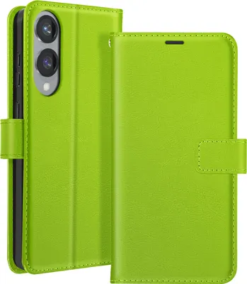 Immagine prodotto di Mayaxess, Portafoglio con flip cover per Samsung S25 Edge, verde