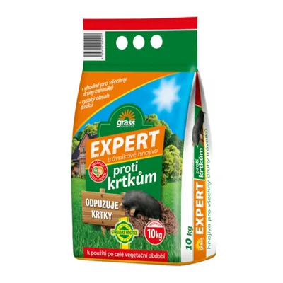 Obrázek produktu pro Nohel Garden Hnojivo GRASS EXPERT na trávník proti krtkům 10kg