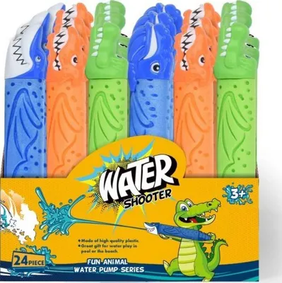 Produktbild von Robustes 30 cm Wasserkanonentier mit lustigem Tiermotiv für Kinder ab 3 Jahren
