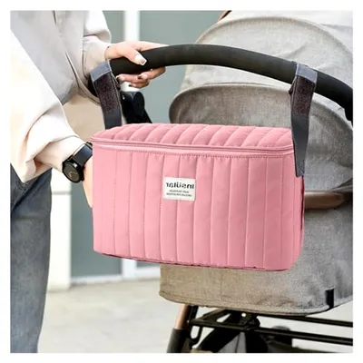 Produktbild von Multifunktionale wasserdichte Organizer-Tasche für Kinderwagen, tragbare leichte Buggy-Organizer-Tasche, universelle Aufbewahrungslösung für Mütter