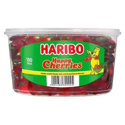 Produktbild von Haribo Happy Cherries 150 Stück in der Dose
