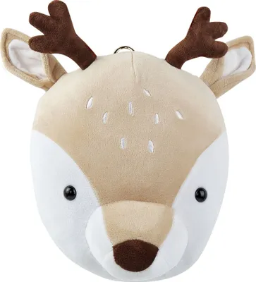 Produktbild von BELIANI Wanddekoration Tierkopf Beige aus Baumwolle Hirsch 23 x 30 cm für Kinderzimmer