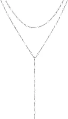 Zdjęcie produktu dla Srebrny naszyjnik 14K, regulowany, elegancki