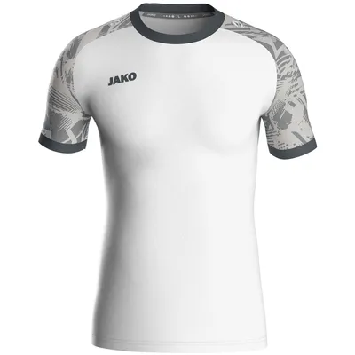 Produktbild von JAKO Kinder Trikot Iconic KA, Farbe:weiß/soft grey/anthra light, Größe:140