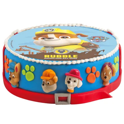 Produktbild von Dekora Paw Patrol Rubble Essbarer Tortenaufleger 20cm