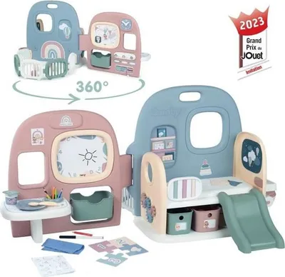 Produktbild von Smoby – Babypflege – 5-teiliges Kinderzimmer + 27 Zubehörteile – Babypuppe bis 42 cm
