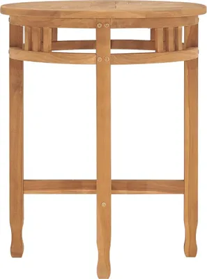 Produktbild von vidaXL Bistrotisch Ø60x60 cm Teak Massivholz