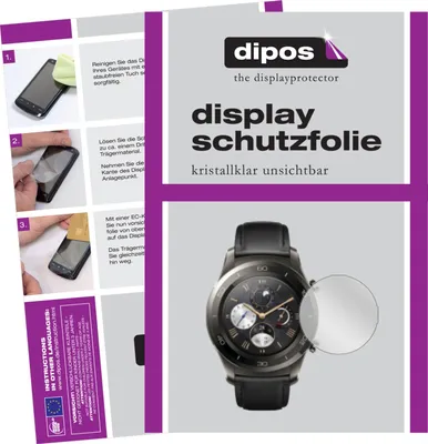 Produktbild von 6x Schutzfolie für Huawei Watch 2 Classic klar Displayschutzfolie Folie Display Schutz dipos