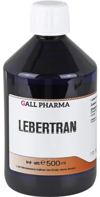 Produktbild von Lebertran Lösung Nahrungsergänzungsmittel 500 ml