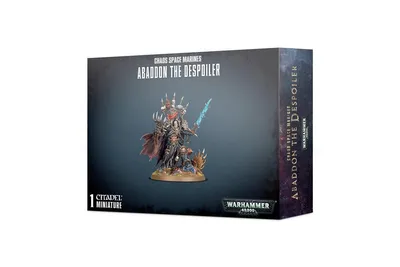Produktbild von Games Workshop Abaddon the Despoiler, Sammelfigur, Videospiel