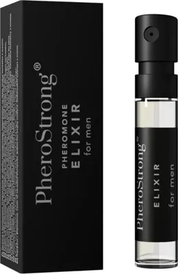 Produktbild von PheroStrong Pheromone Elixier für Männer - Steigern Sie Selbstbewusstsein und Magnetismus.