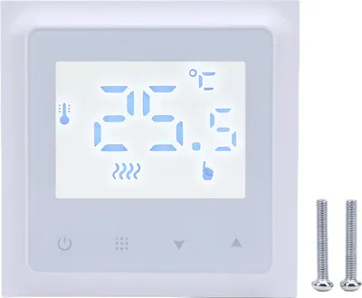 Obrázok produktu pre Digitálny termostat WiFi Smart Programovateľný regulátor teploty s dotykovým ovládaním pre domácnosť s bielym podsvietením
