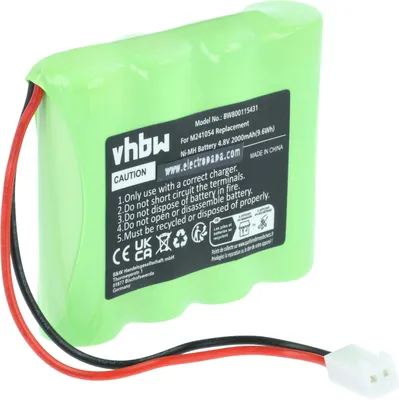 Produktbild von vhbw Akku Ersatz für Teleradio M241054 für Industrie-Funkfernsteuerung Fernbedienung (2000 mAh, 4,8 V, NiMH)