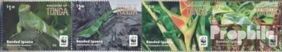 Produktbild von Briefmarken Tonga 2016 Mi 2102-2105 Viererstreifen (kompl.Ausg.) postfrisch Kurzkammleguan