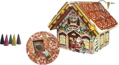Produktbild von Roth Adventskalender Räucherkerzen Räucherhaus