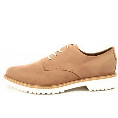 Produktbild von Marco Tozzi Damenschuhe Halbschuhe eleganter Schnürer Beige Freizeit, Schuhgröße:41 EU