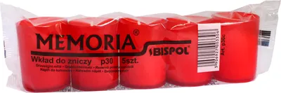 Produktbild von Paraffinkerzeneinsätze Bispol P30c 15h 5 Stück