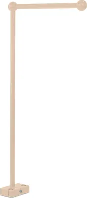 Image de babybay support de mobile adapté à tous les modèles à barreaux ronds, laqué beige