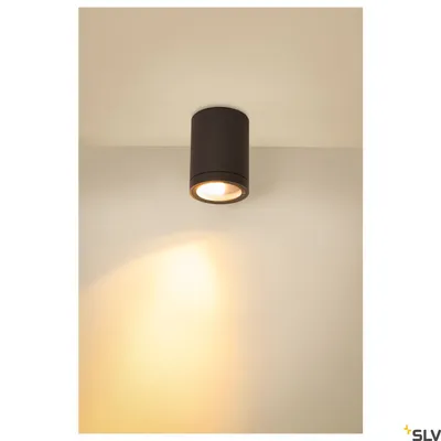 Produktbild von SLV 1003427 ENOLA ROUND M Outdoor LED Deckenaufbauleuchte anthrazit CCT 3000/4000K IP65
