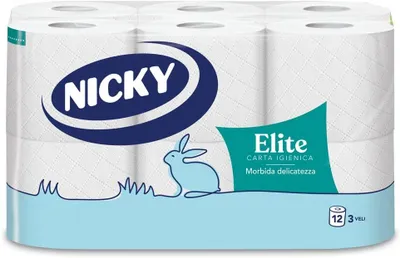 Imagen del producto de Papel higiénico de 3 capas, 12 rollos, para el baño