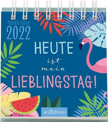 Produktbild von Minikalender Heute ist mein Lieblingstag 2022